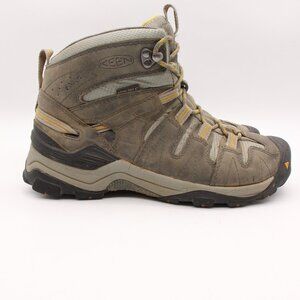 Keen Gypsum Mid Trail Hiking Boots Women's Size 8.5 EU 39 GYTO Lace Up Gray